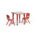 Rectangle Plastic Activity Table Set with 2 Chairs U563977