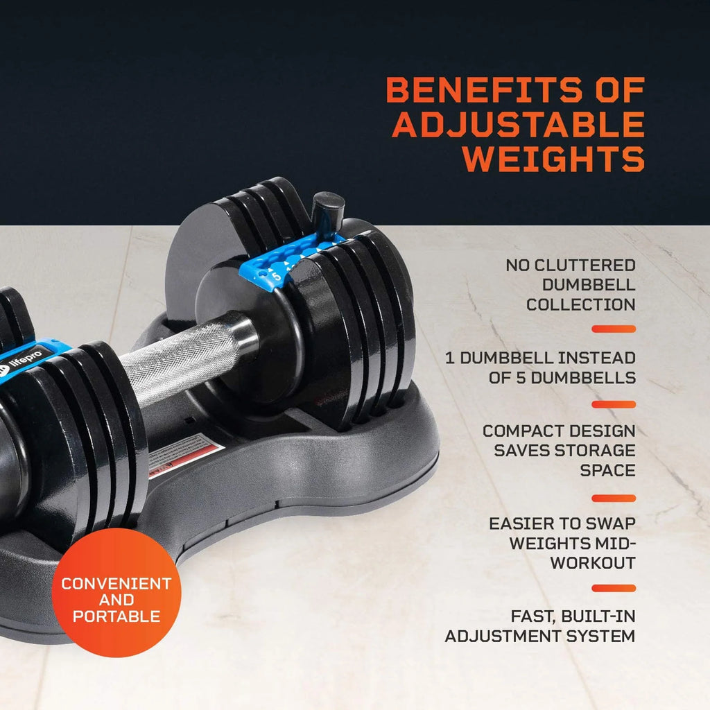 25-lb Adjustable Dumbbell 2 pc S90723