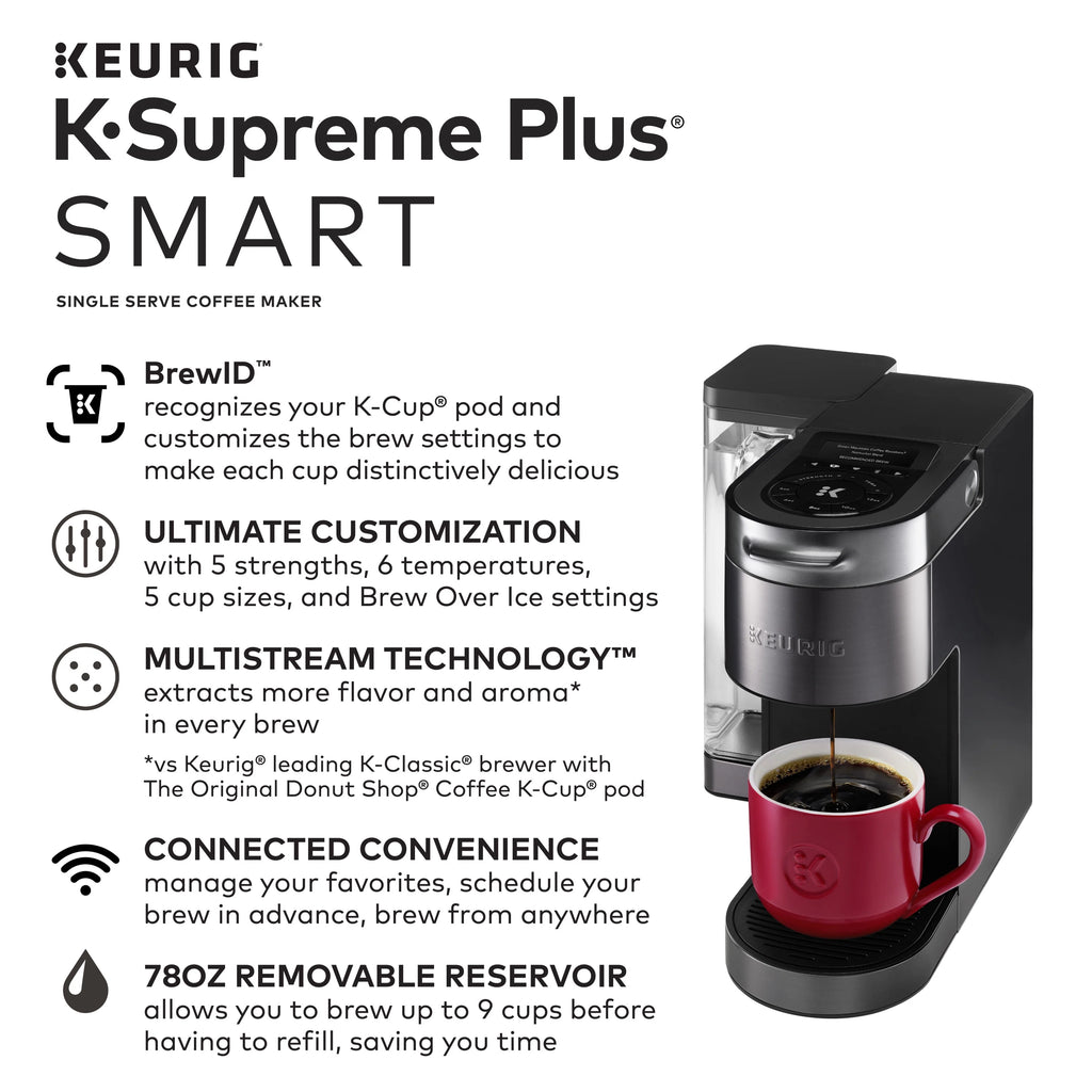 Black Single Serve K-Cup Pod Coffee Maker W811