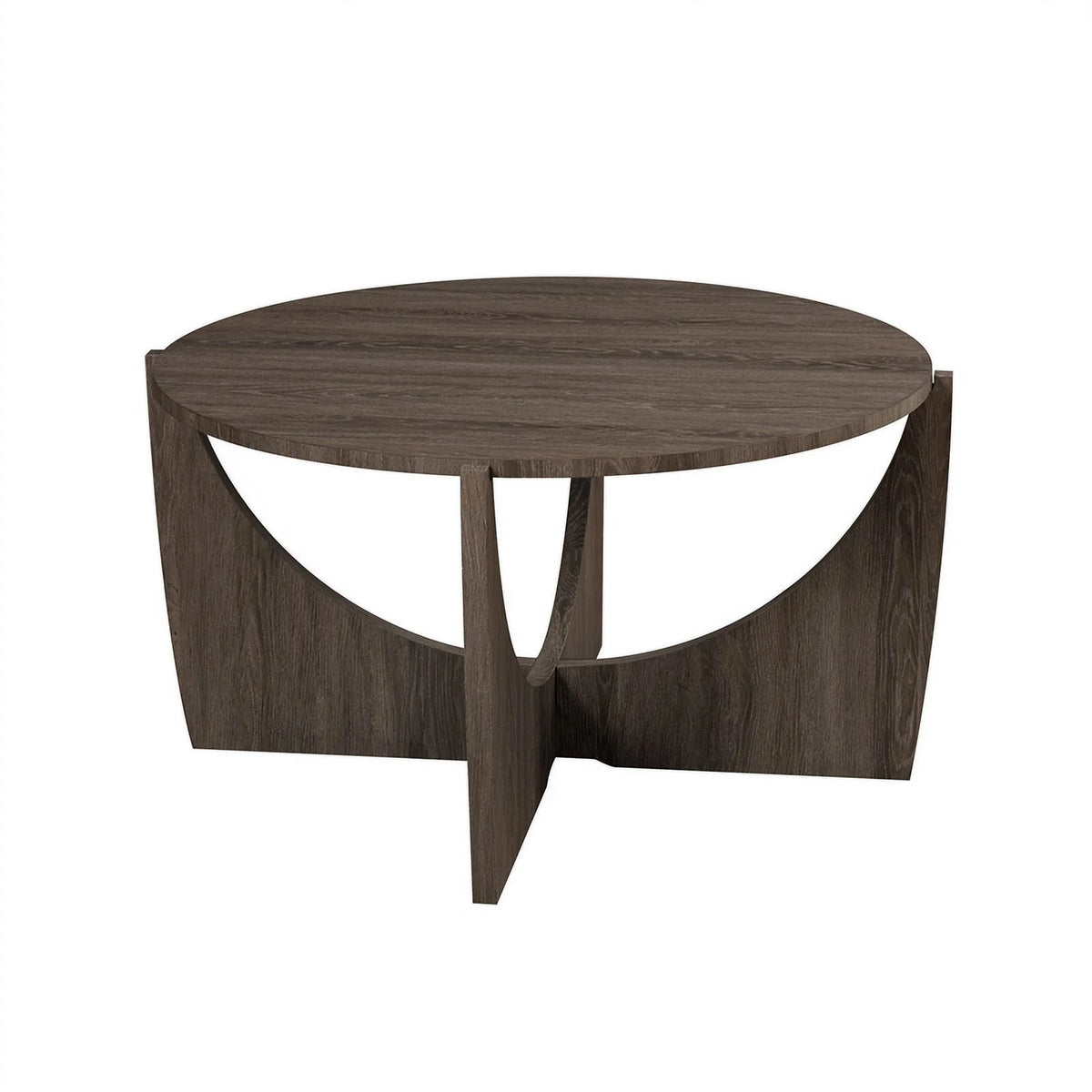 35" Round Wood Coffee Table K54959