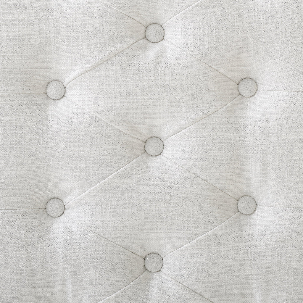 Tufted Bench with Acrylic Legs C76334