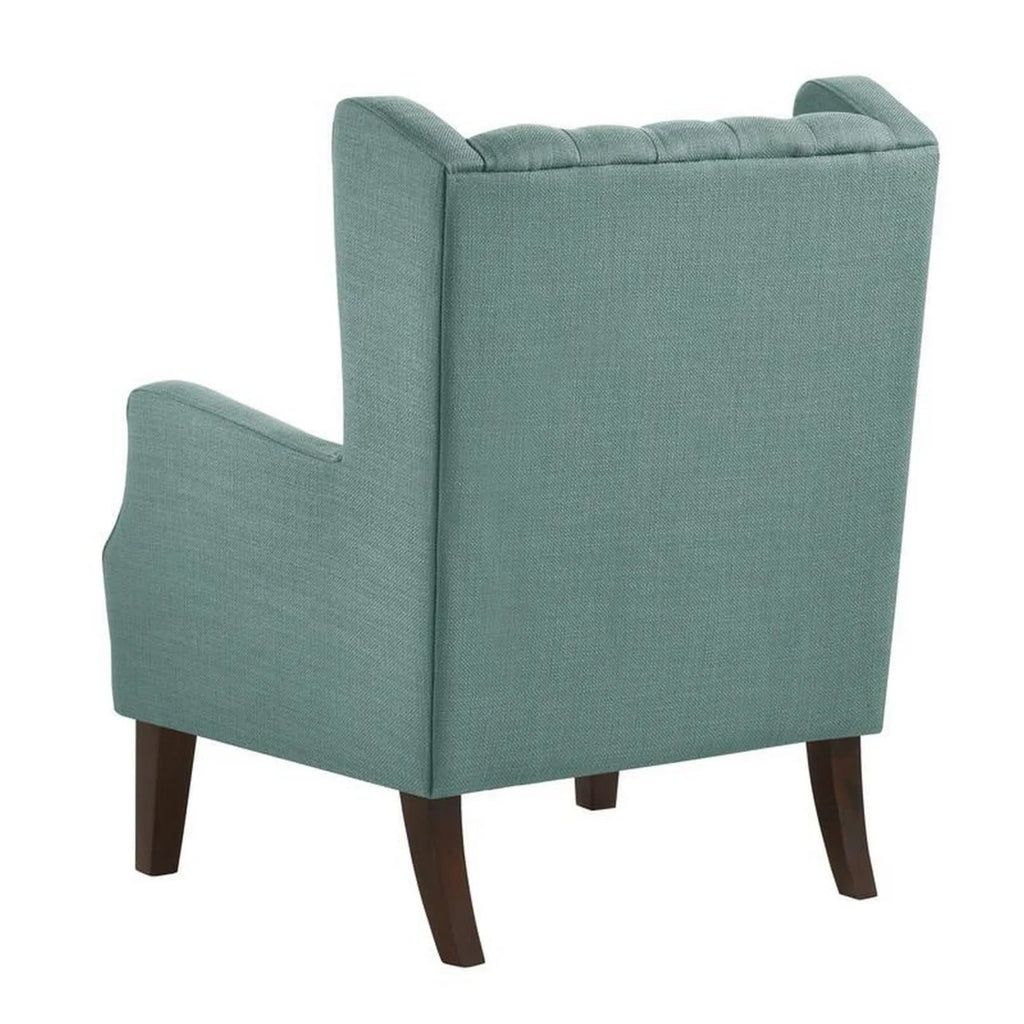 Teal Fabric Accent Chair U2876