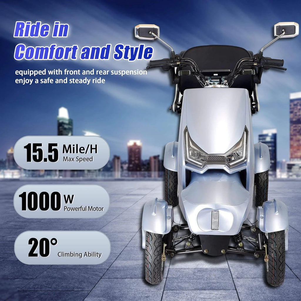 Electric Mobility Scooter with Adjustable Seats M922003
