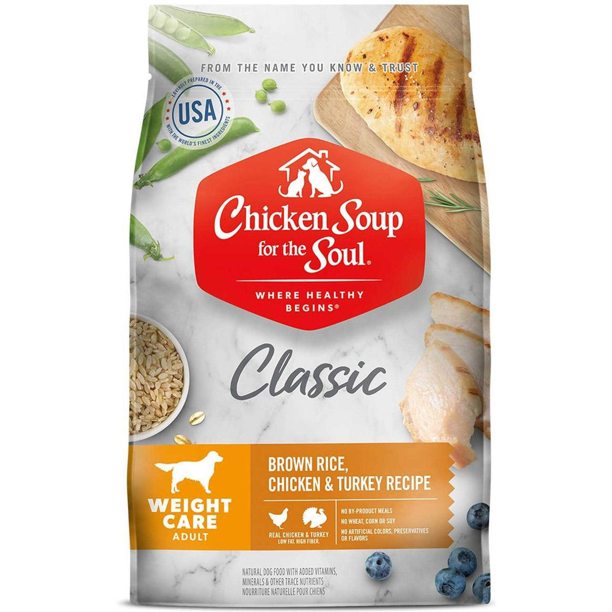 Chicken Turkey Brown Rice Dry Dog Food W272668