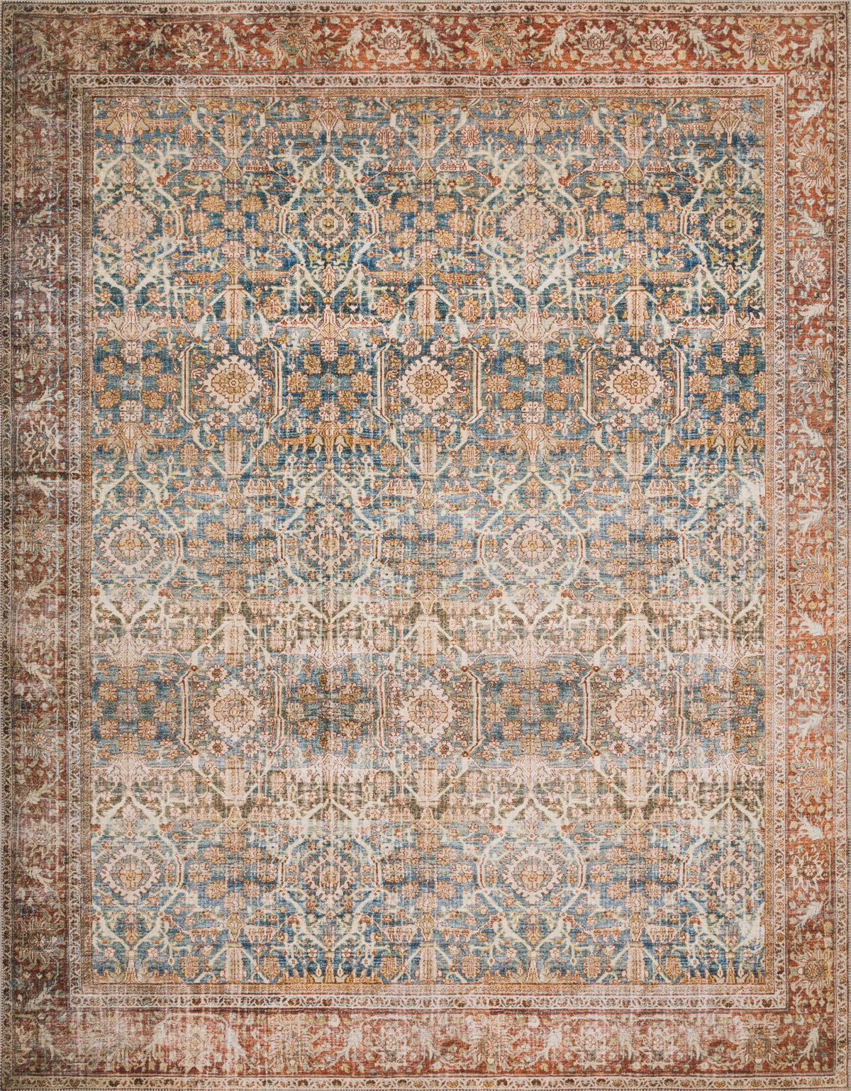 Ocean Rust 2'6 x 12'0 Rug O741764