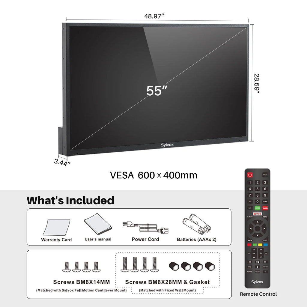 55 inch 4K LED Waterproof Outdoor TV P779