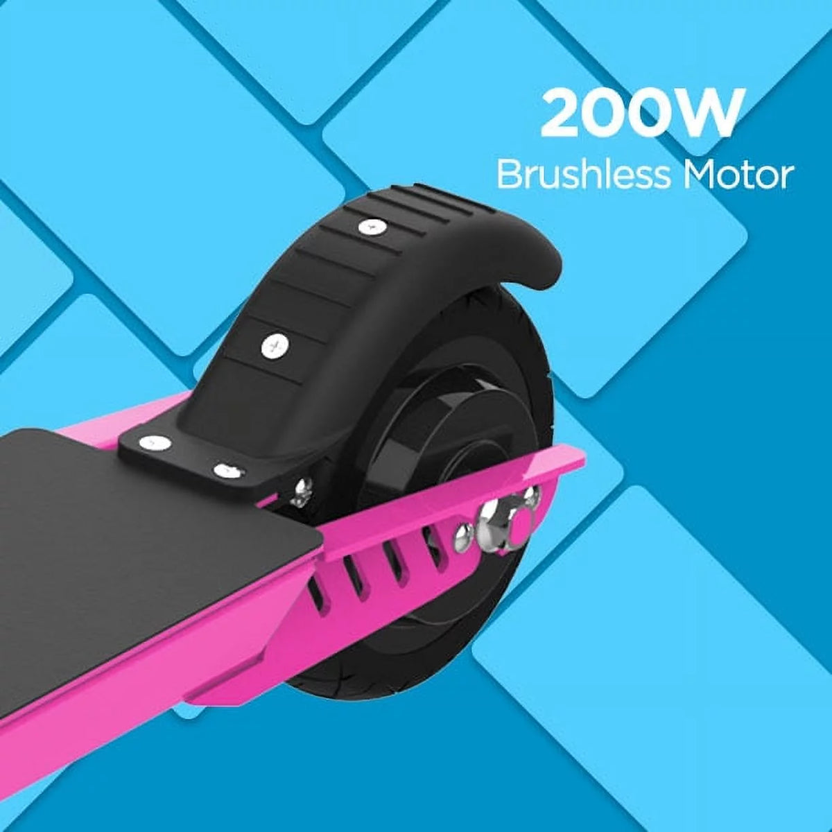 Blue Electric Scooter with LED Headlight V462