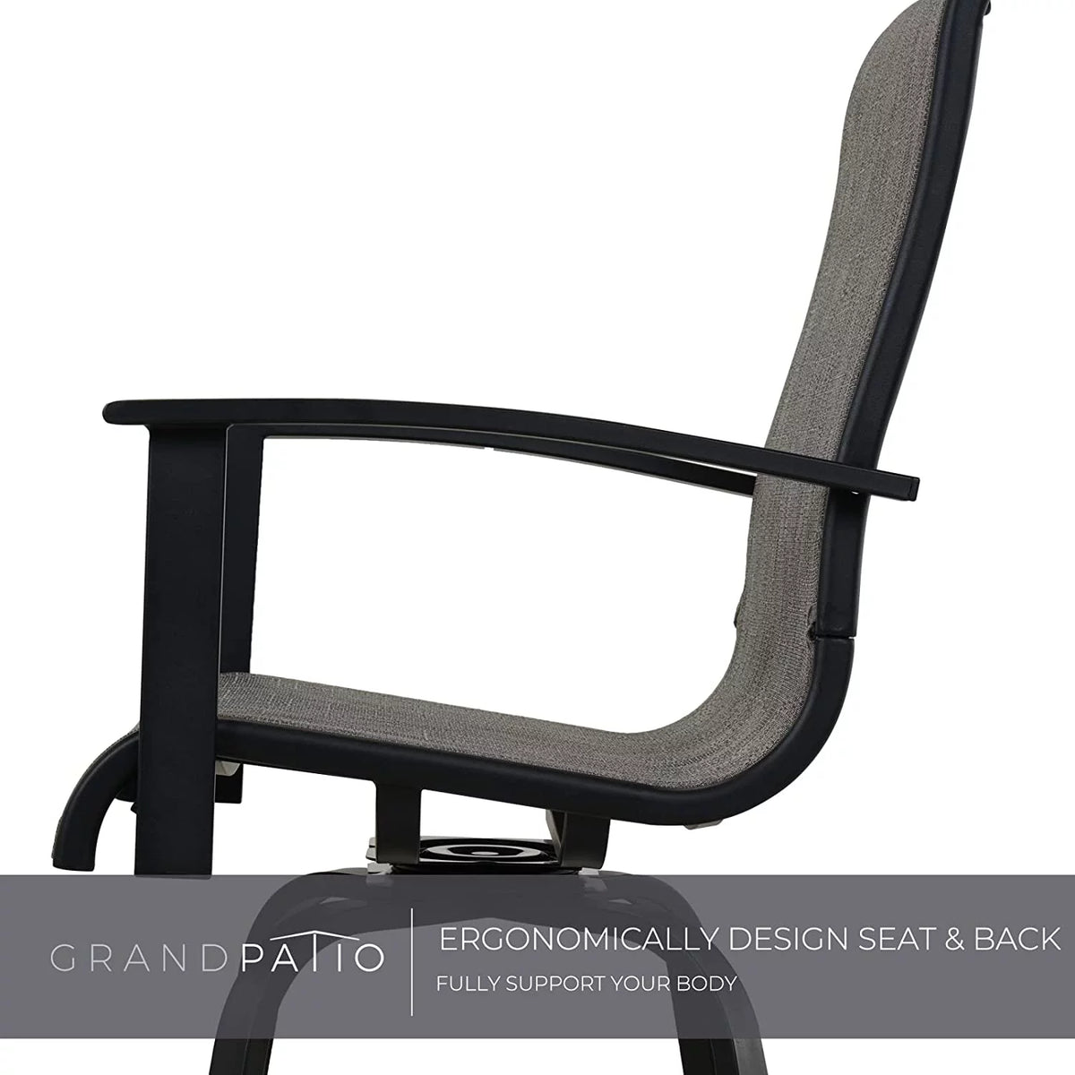 Outdoor Swivel Bar Chairs Set of 6 E16677