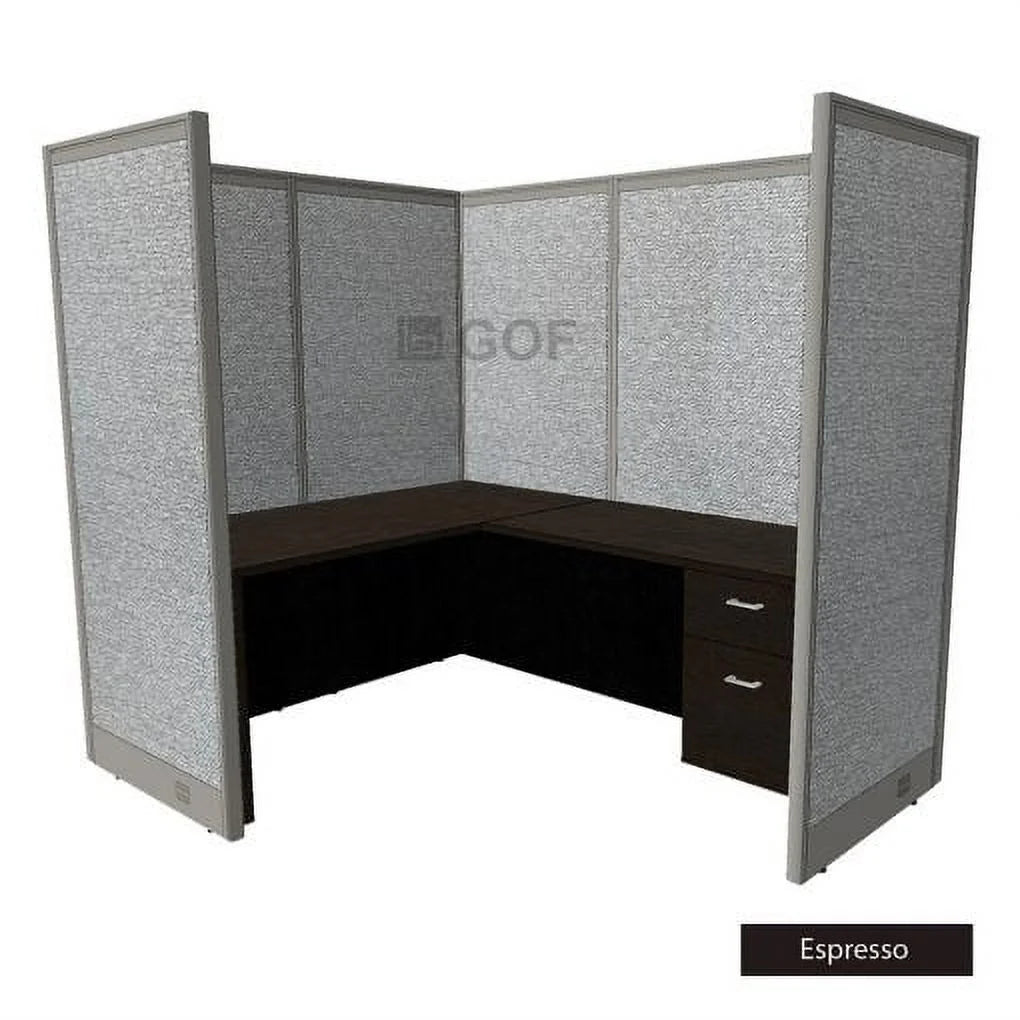 1 Person Workstation Cubicle with Desk T1984