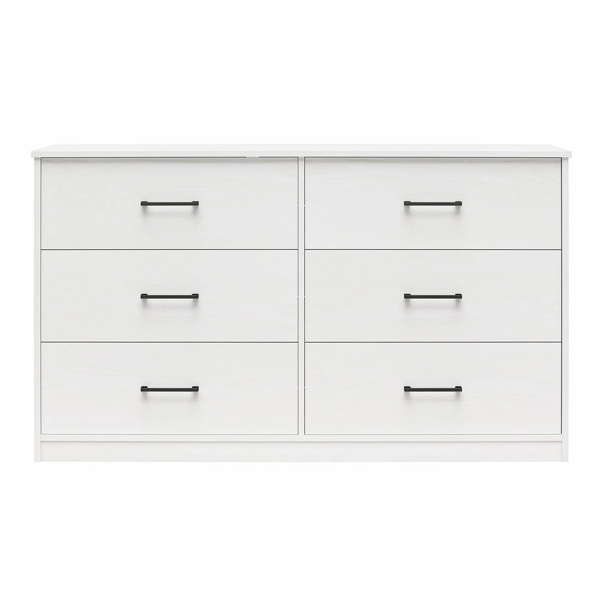 Black 6 Drawer Dresser N5679