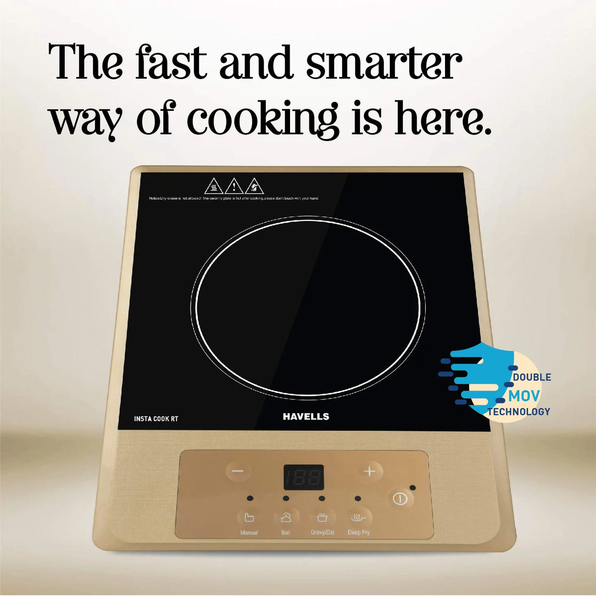 1400W Glass Ceramic Induction Cooktop D7962