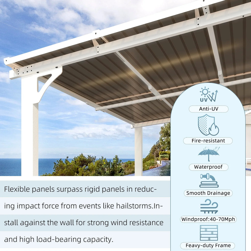 10' x 14' Hardtop Aluminum Gazebo E6022