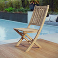 Natural Teak Folding Chair R985727
