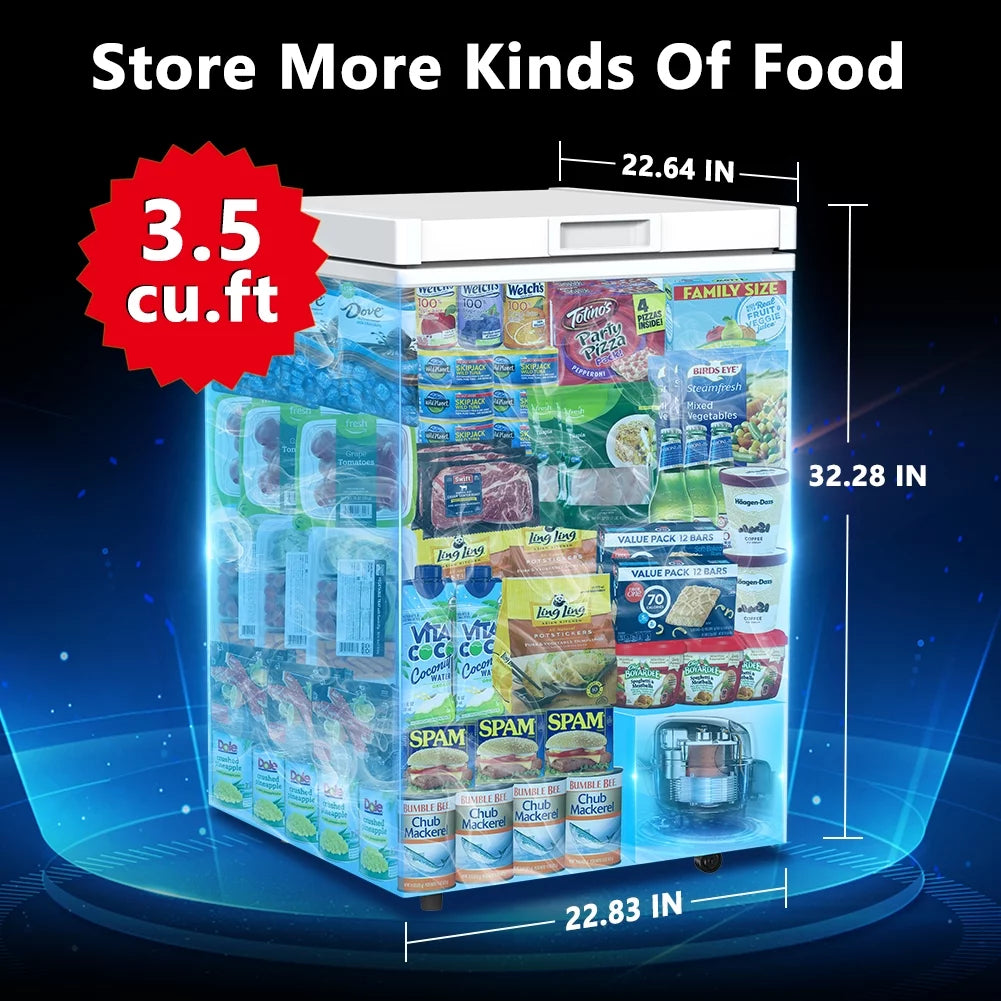 3.5 Cu Ft Compact Chest Freezer B47338