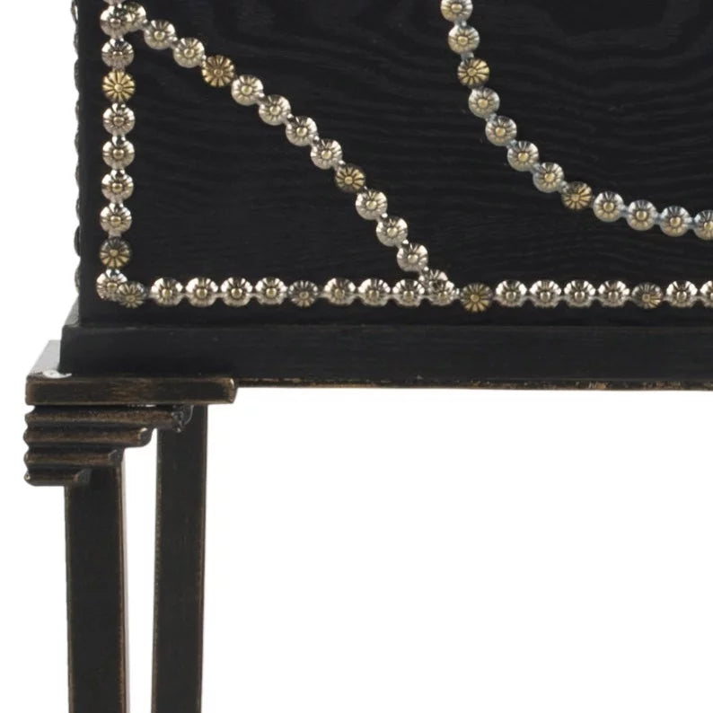 Dark Brown Storage End Table W849811
