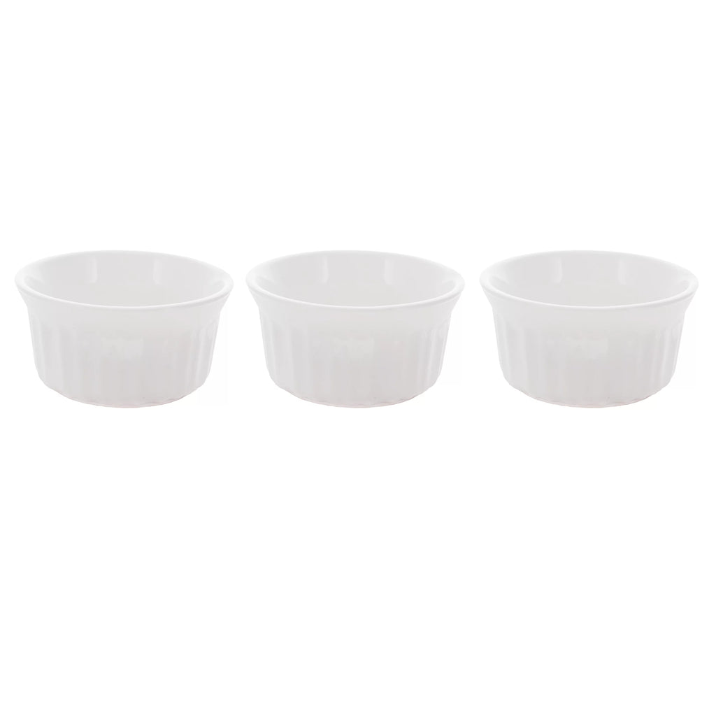 4 oz Round White Ramekins Bowl 3-Pack C5531