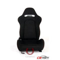 Universal Racing Seats Black Cloth with Suede Insert G4544