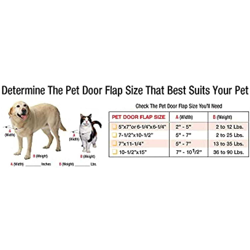 Aluminum Sash Pet Door I254
