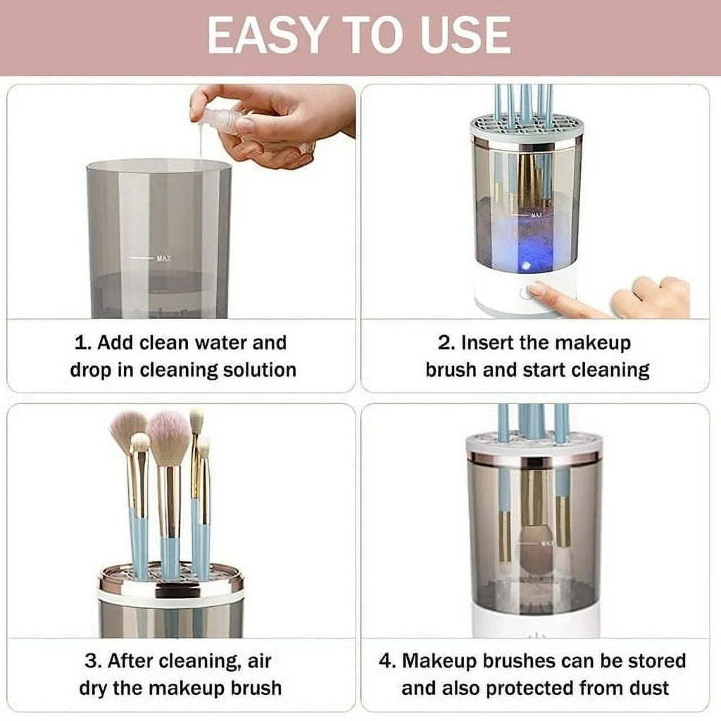 Portable Electric USB Makeup Brush Cleaner Machine O722983
