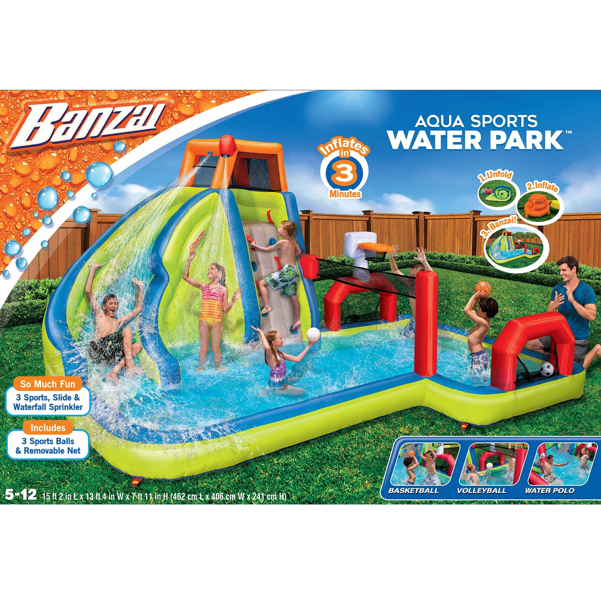 Inflatable Bouncer Water Slide J465