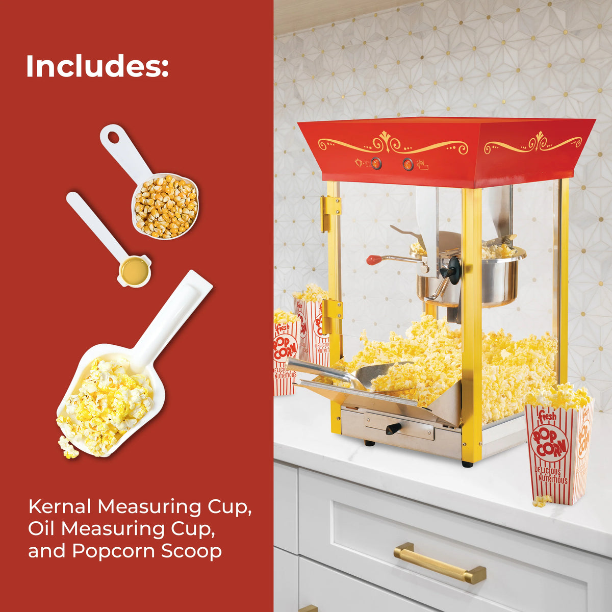 10-Ounce Popcorn & Concession Cart U1814