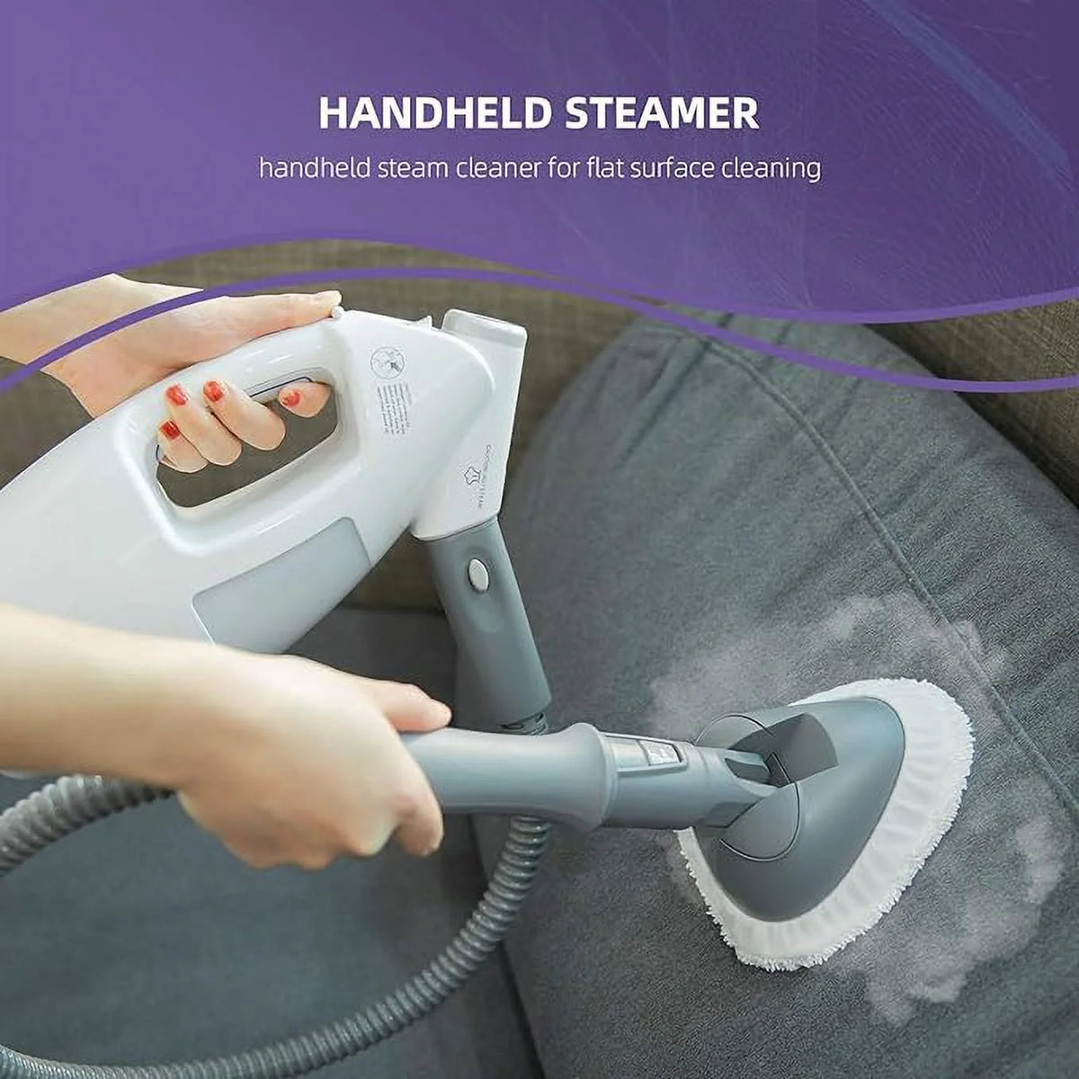 White Multi-Functional Steam Mop Z855484