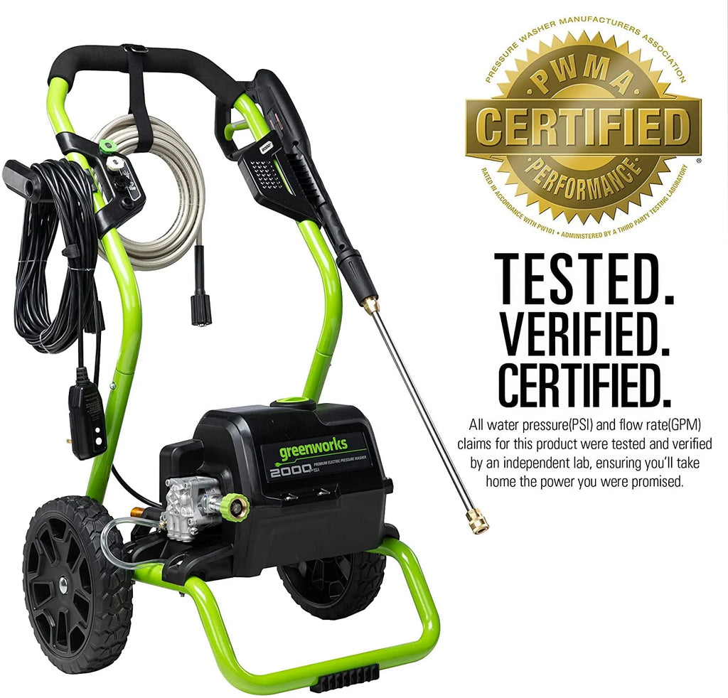 2000 PSI 1.1 GPM Electric Pressure Washer E35941