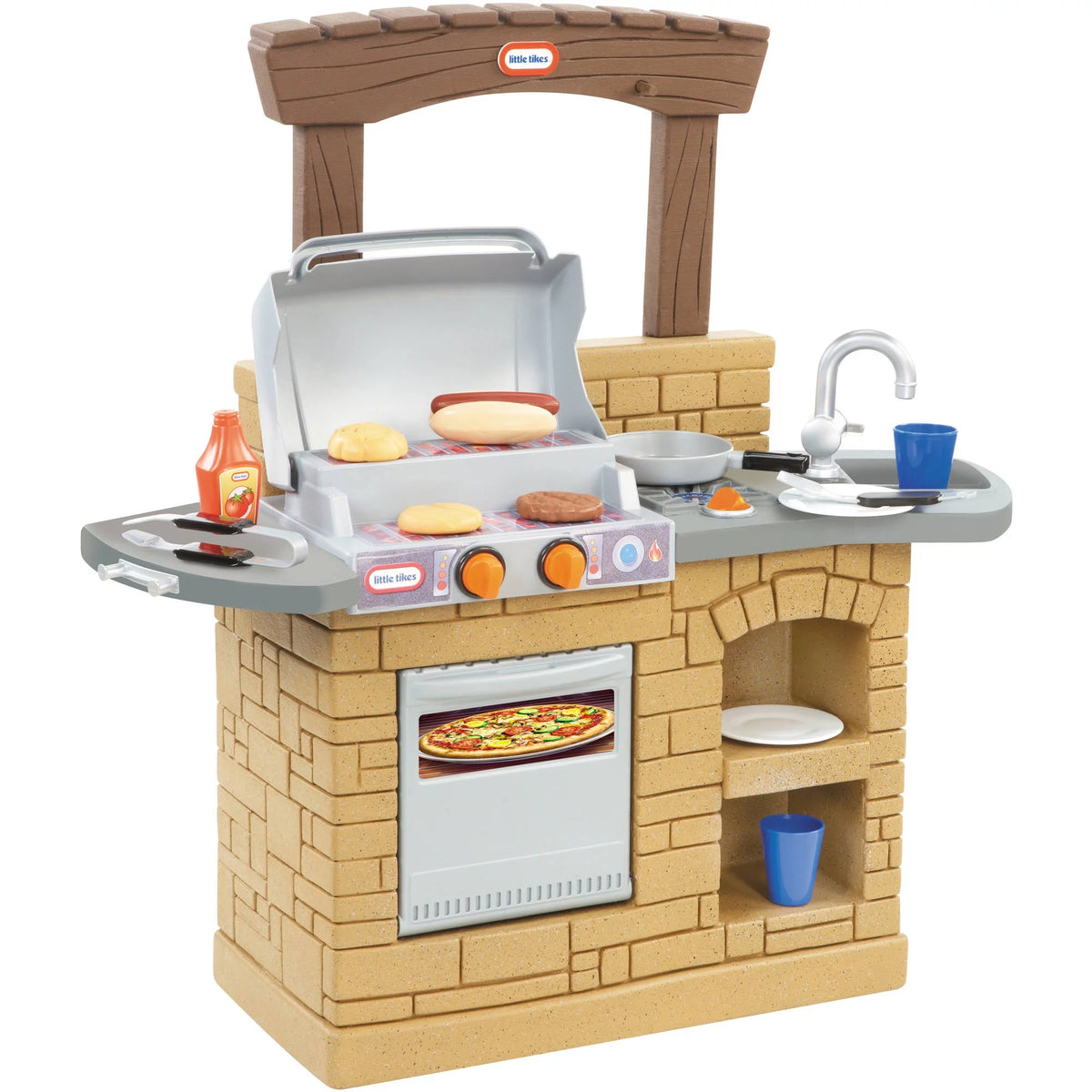 12-Piece Plastic Outdoor Pretend Play Kitchen Toys Playset Q448072