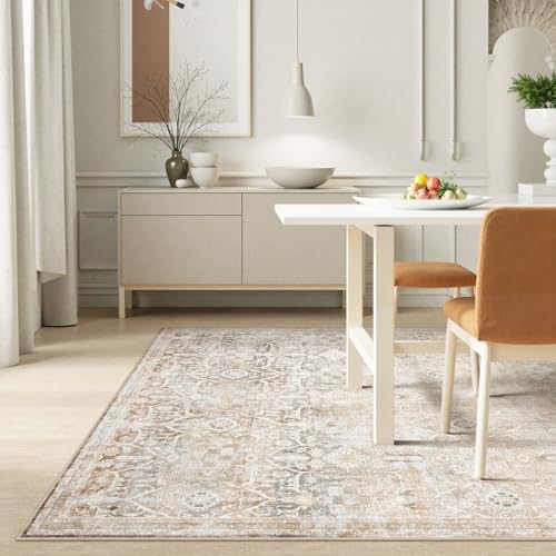 9x12 Washable Non Slip Vintage Area Rug Z833