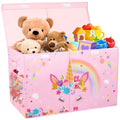Pink Collapsible Toy Box with Lids E423