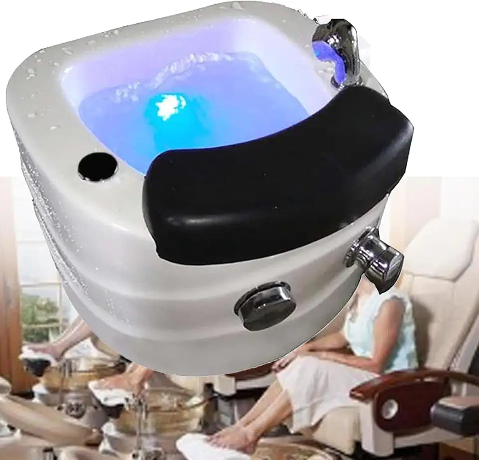 Semi-Circular Heated Foot Bath with Colored Light G55534