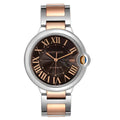 Snowman Leather Watch B3904