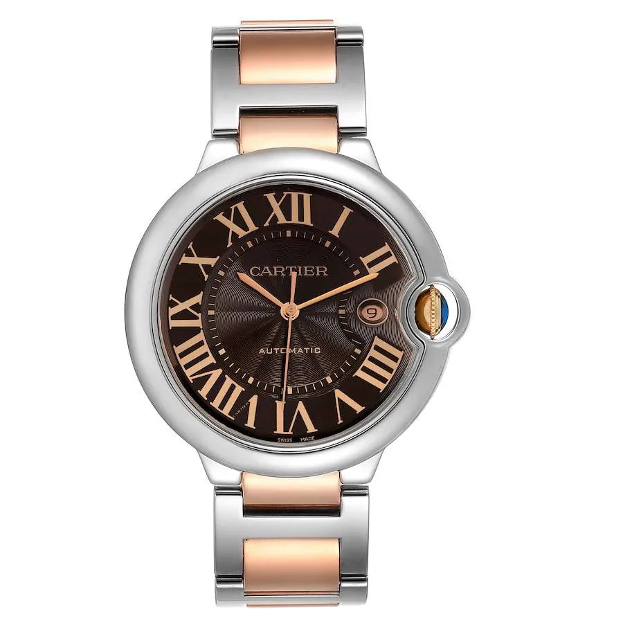Snowman Leather Watch B3904