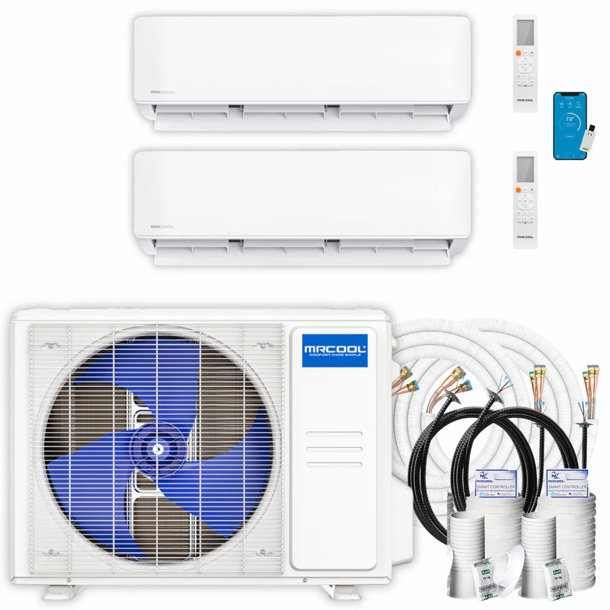 30,000 BTU 2 Zone Ductless Air Conditioner and Heat Pump N679