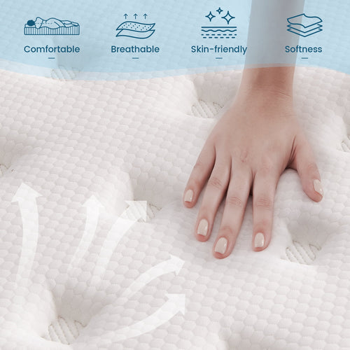 12 Inch Full Memory Foam Hybrid Mattress T3462