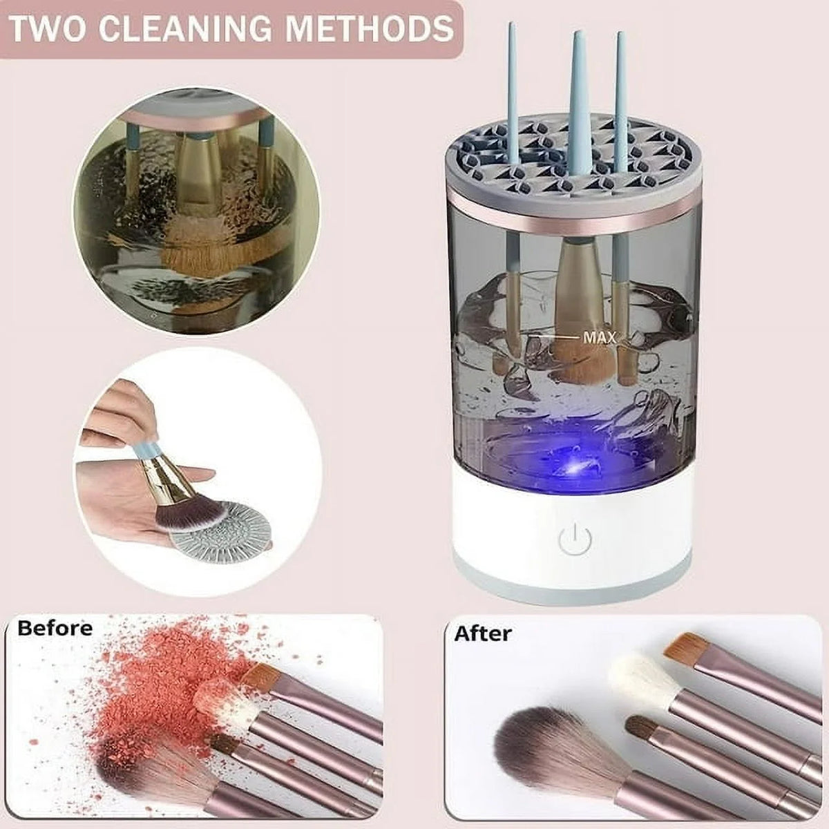 Portable Electric USB Makeup Brush Cleaner Machine O722983
