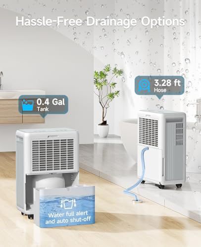 30 Pint Dehumidifier with Drain Hose J4344