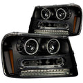 Black Projector Headlights with Halo Z303