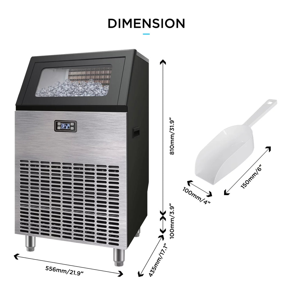 Stainless Steel Commercial Ice Maker Machine 270LB C16361