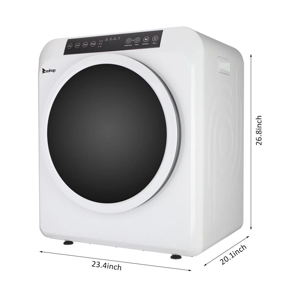 White Stainless Electric Dryer X850493
