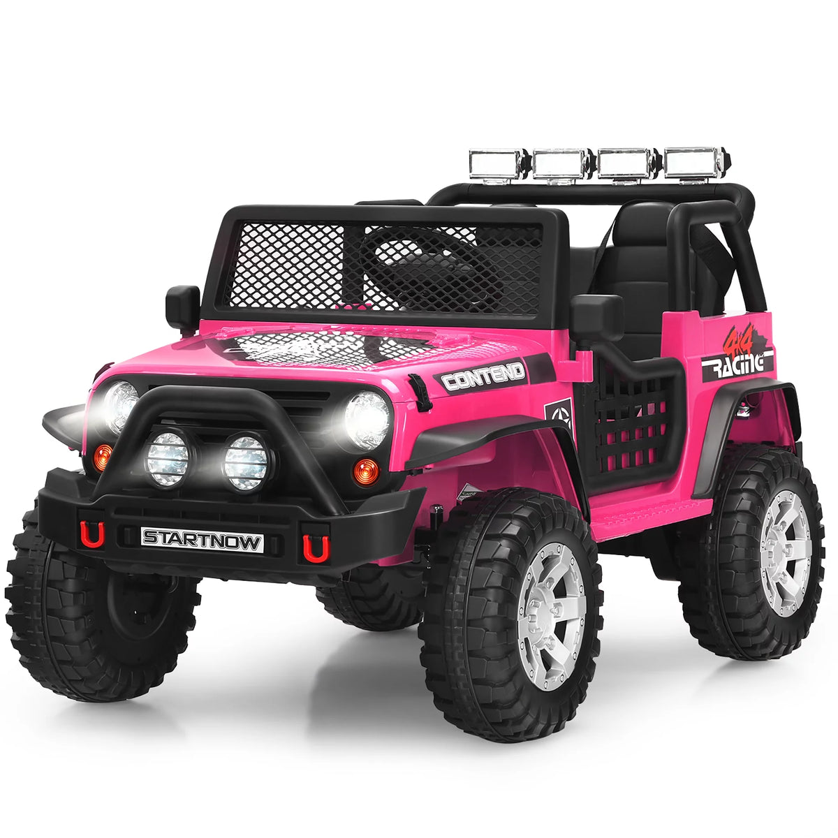 12V Kids Ride On Truck Electric Car with Lights&Music Red Z453087