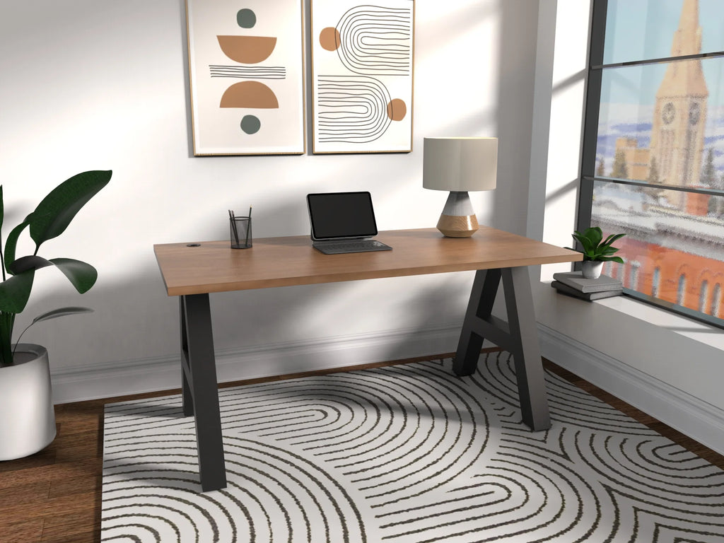 66" Writing Desk with Black Frame X8397