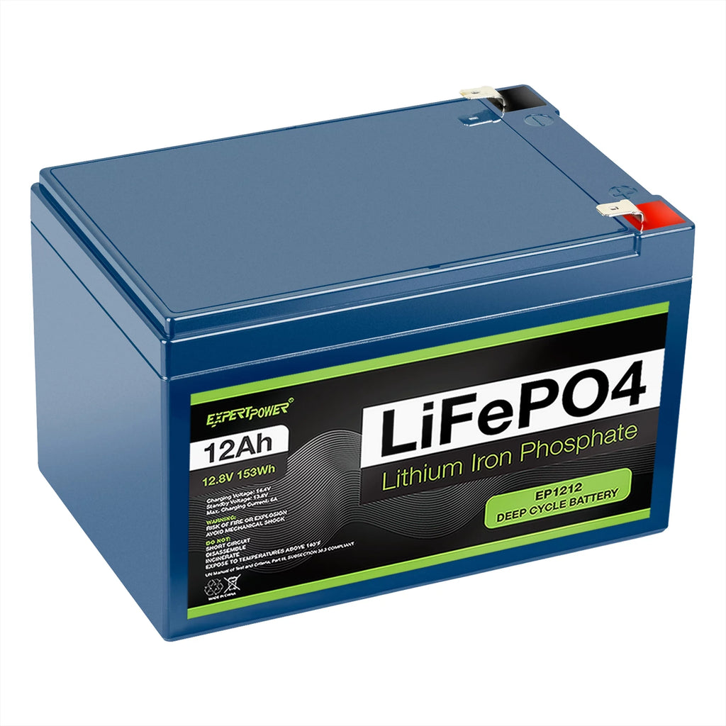 12V 12Ah Lithium LiFePO4 Deep Cycle Rechargeable Battery D13894
