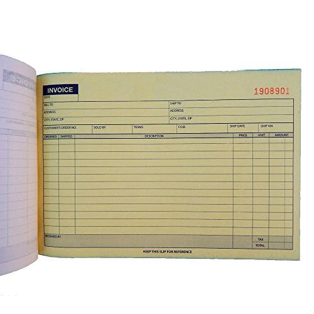 Carbonless Invoice Receipt Book 2 Part 50 Sets N534