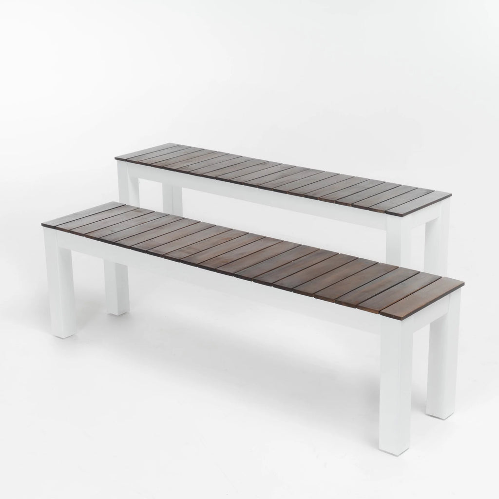 3 Piece Acacia Wood Picnic Dining Set with Benches B309