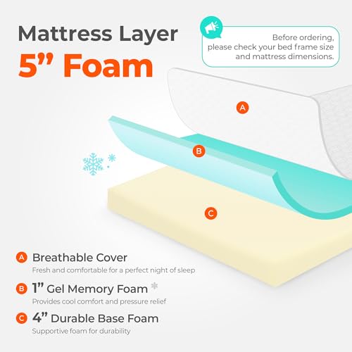 10 Inch Queen Cooling Gel Memory Foam Medium Firm Mattress E123