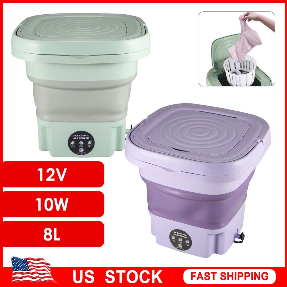 8L Foldable Mini Laundry Washer A665472