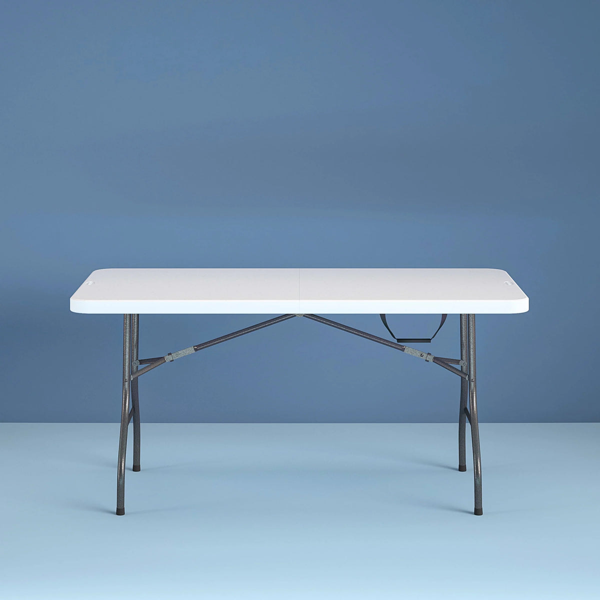 6 Foot Folding Table White Speckle H2354