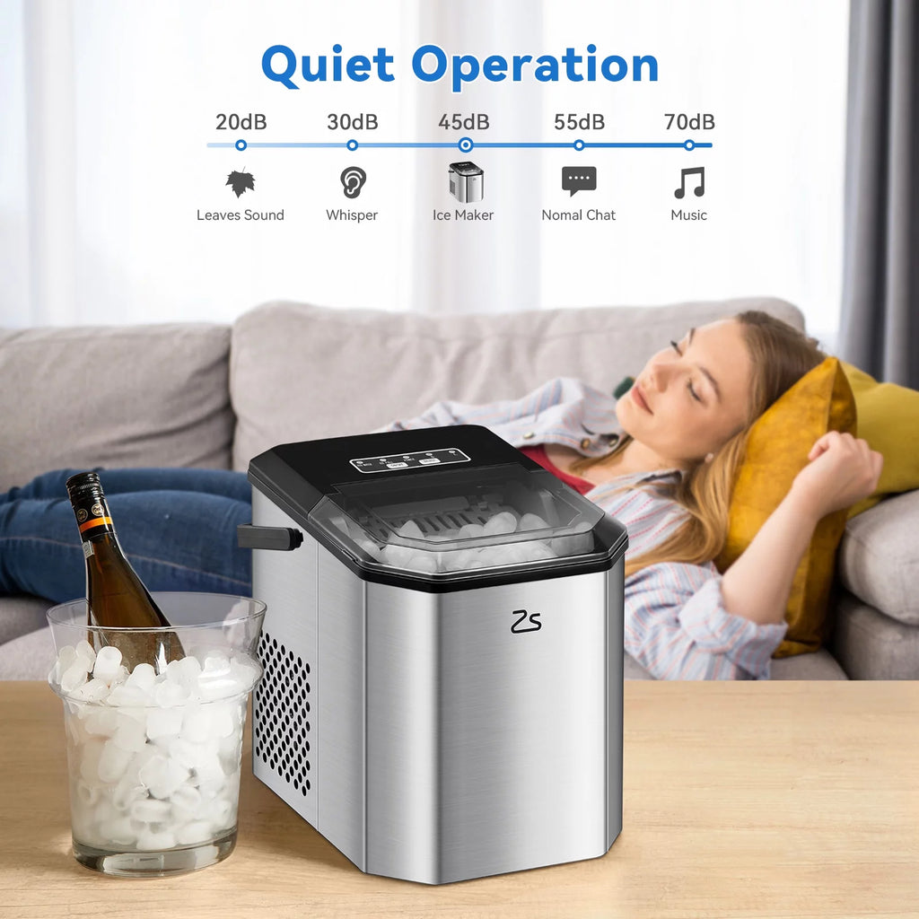 Countertop Nugget Ice Maker with Soft Chewable Pellet Ice S9880