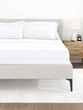 White Fitted Waterproof King Size Mattress Protector S20788